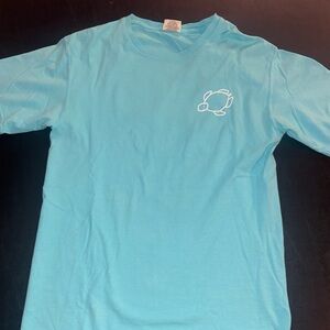 Shelly Cove Light Blue T-Shirt with Turtle Design